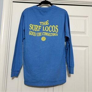 Surf Locos Blue Long Sleeve Tee - sz M